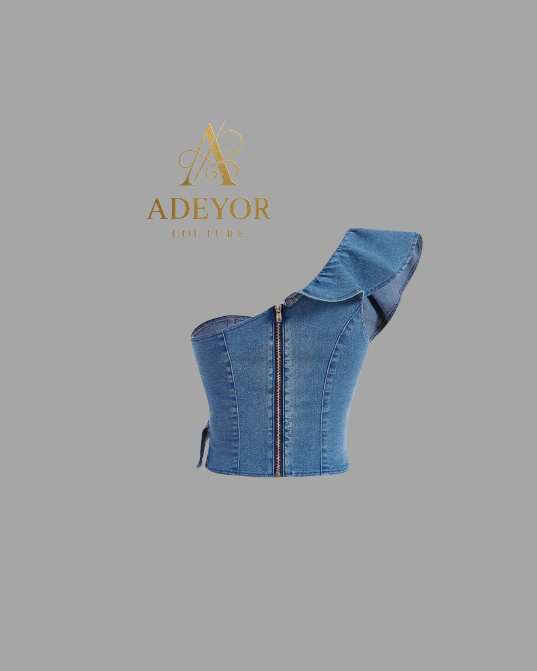 Adeyor Denim Grace Top