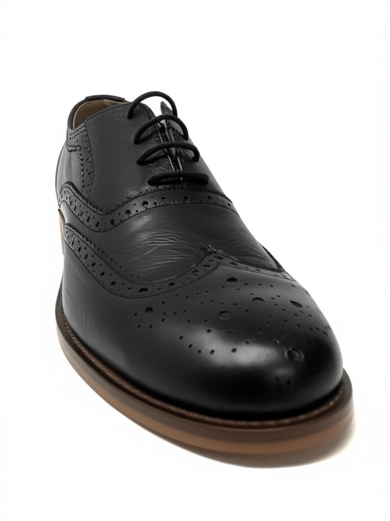 Classic Black Brogue Shoe