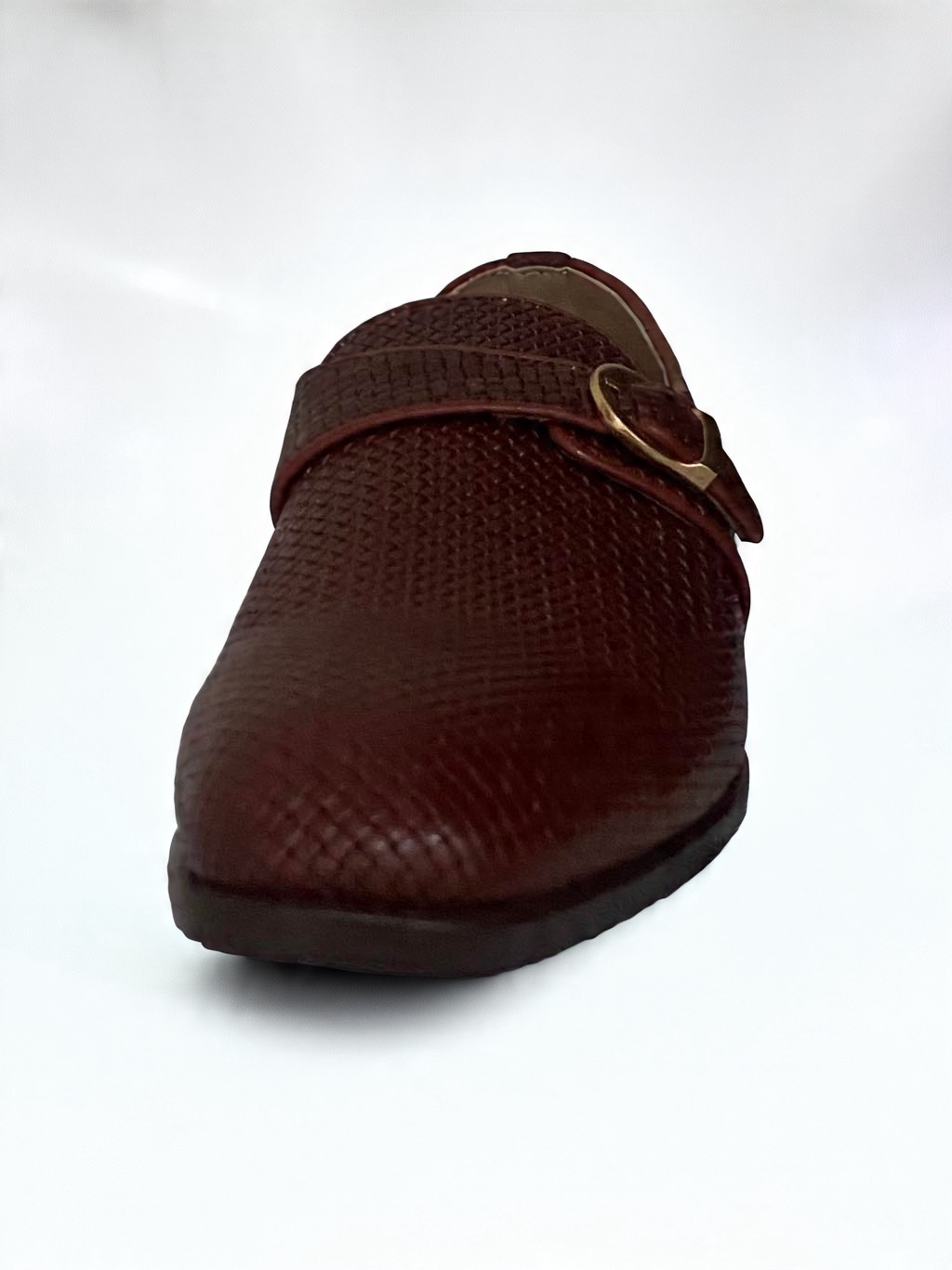 Burgundy weave loafer