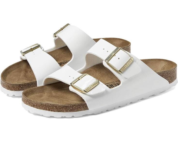 Double buckle Birkenstock slide